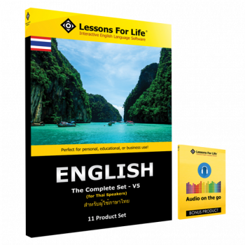Lessons For Life: ENGLISH For THAI Speakers – The Complete Set – V5 – (12 Month License) – (digital Download)